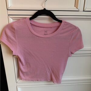 Pacsun Basics Light Pink Baby Tee